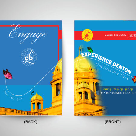 Denton Benefit League: Full magazine design