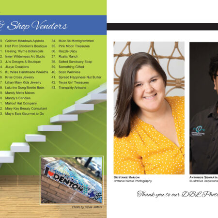 Denton Benefit League: Full magazine design