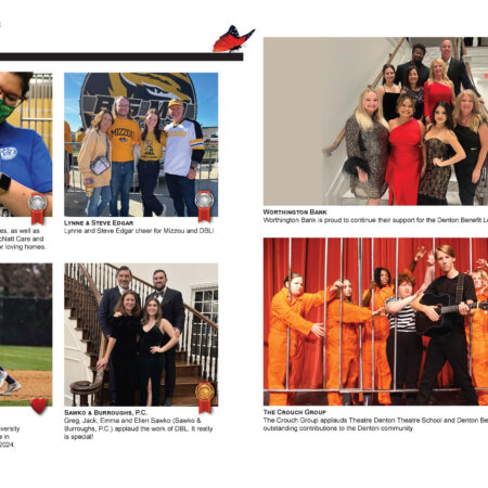 Denton Benefit League: Full magazine design