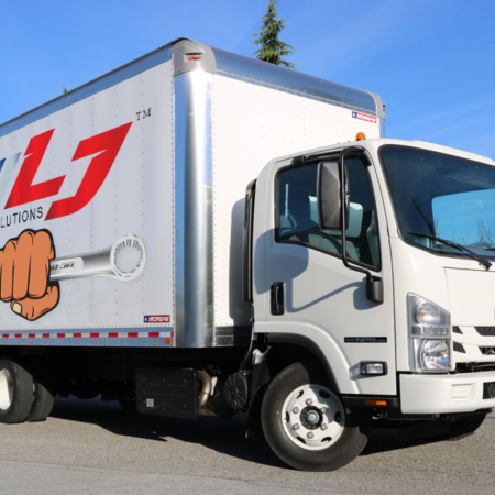 LJ Auto Repair: Truck lettering (comp)